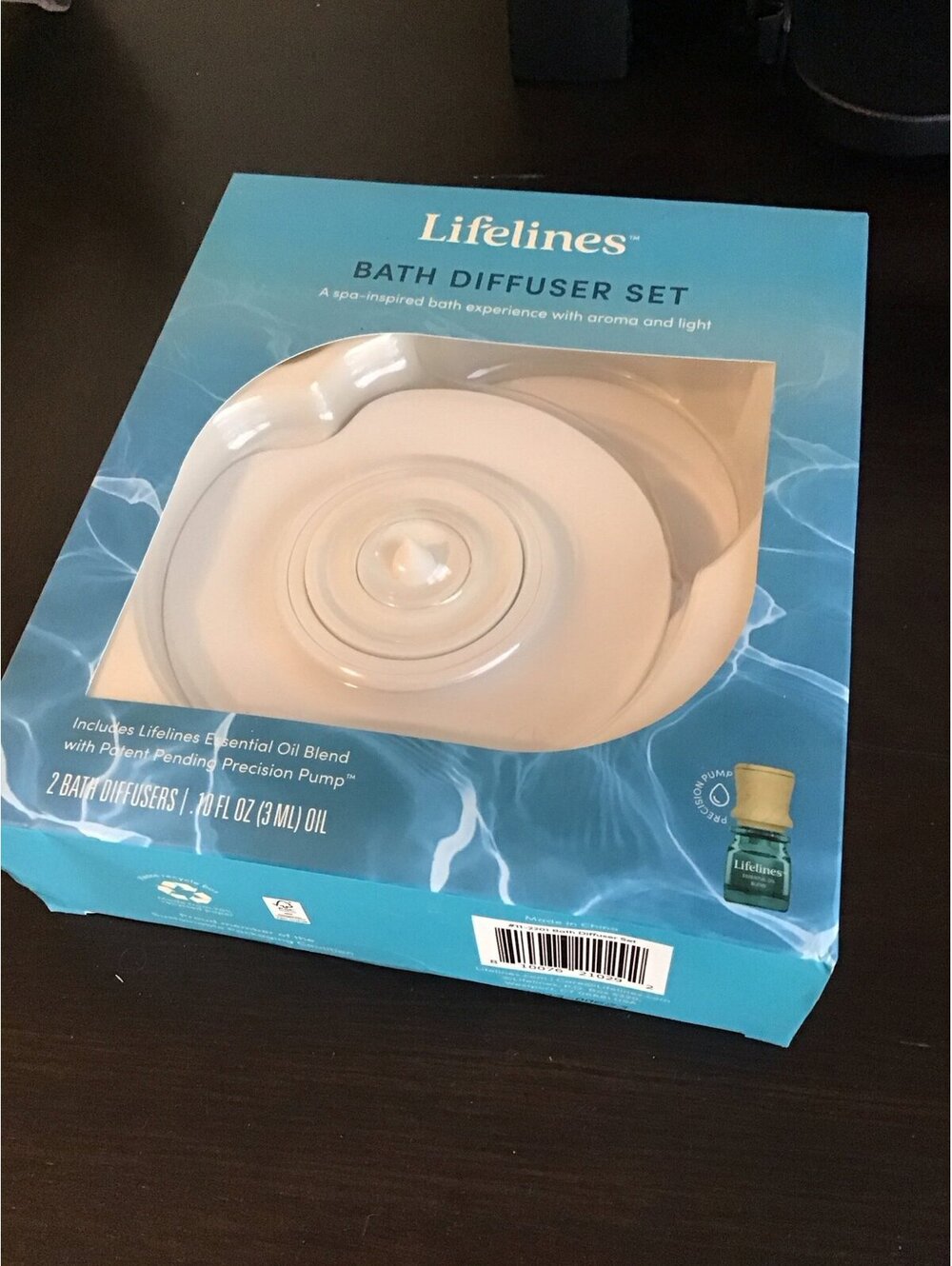Lifelines set of 2 bath diffusers, new in box